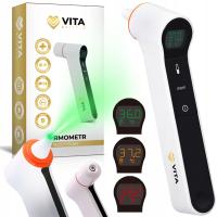 TERMOMETR BEZDOTYKOWY NA PODCZERWIEŃ ALARM GORĄCZKI MEDYCZNY LEKARSKI CZOŁO