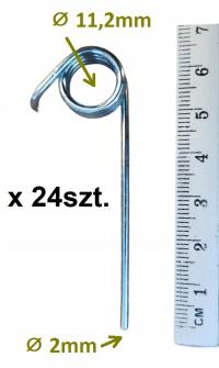 24szt AL-KO 32 38 VLE E Combi Care SPRĘŻYNY wertykulatora kolce igły nożyki