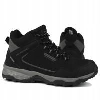 Buty trekkingowe męskie softshell wysokie impregnowane za kostkę DK 1029