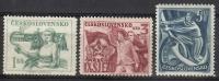 Czechosłowacja 1949 Mi 575-577 Czyste **