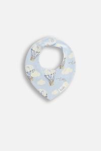 Śliniak Niemowlęcy Bawełniany Błękitny dla Chłopca 000 Coccodrillo WC5