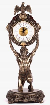 Фигурка часы скульптура атлас Веронезе для подарка