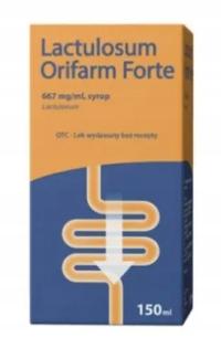 Lactulosum Orifarm Forte, syrop 667mg/ml, 150 ml