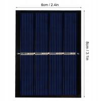 Toy Light Zestaw solarny do ładowania baterii 4Pcs 0.65W 2V DIY Panel 60x80mm