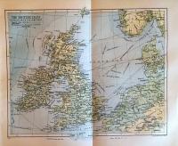 grafika/mapa The British Isles 1903 r. SPK