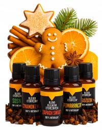 ZAPACH ŚWIĄTECZNY DO DOMU ŚWIĄT DYFUZORA KOMINKA olejki zapachowe NATURALNE