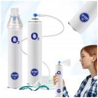 ИНГАЛЯЦИОННЫЙ КИСЛОРОД 99% 15 Л БАНКА 2 ШТ.   2 ВИДА МЕДИЦИНСКОЙ МАСКИ OXYMED 24