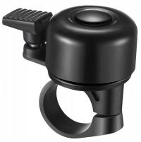 ВЕЛОСИПЕДНЫЙ ЗВОНОК ГРОМКИЙ МЕТАЛЛИЧЕСКИЙ АЛЮМИНИЕВЫЙ ДЛЯ ВЕЛОСИПЕДА ЧЕРНЫЙ МИНИ