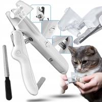 Elektryczne Obcinacze Do Paznokci Dla ZwierząT OśWietlenniem Led Z Plikiem