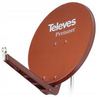 Спутниковая антенна TELEVES QSD 85 см алюминиевый навес спутниковый кирпич