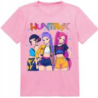 KOSZULKA DZIECIĘCA KPOP DEMON HUNTERS HUNTRIX DLA DZIECKA PREZENT
