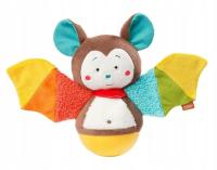 Fehn Baby Bat Wańka Stańka Nietoperz wydająca dzwięk zabawka dla dziecka 0+