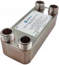 SANITLINE 22 пластинчатый теплообменник мощность 30 кВт соединения 4X 1 