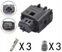 Wtyczka kostka złączę klimatyzacji czujnika PDC ciśnienia oleju spalin 3pin