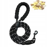 SMYCZ ODBLASKOWA DLA PSA CZARNA KARABIŃCZYK 360 STOPNI PIANKOWA RĄCZKA