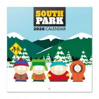 Kalendarz ścienny 2026 South Park Kalendarze na ścianę 30x60 cm Prezent