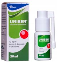 Uniben 1,5 мг/мл спрей для полости рта 30 мл