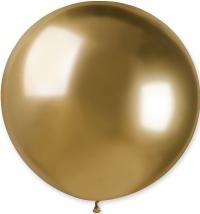 Balon kula gigant złoty chromowany Glossy 46 cm