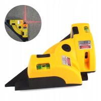 POZIOMICA LASEROWA DO PŁYTEK LASER KĄTOWY 2 LINIE KRZYŻOWA 90 STOPNI