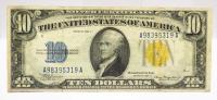 10 DOLAR DOLLAR USA 1934 A A SILVER ŻÓŁTY