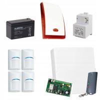 SYSTEM ALARMOWY NA PILOTA 4x CZUJKA BOSCH PROFESJONALNY ALARM SATEL MICRA