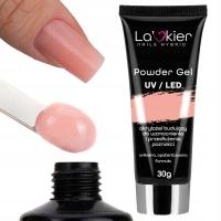 Akrylożel do paznokci Powder Gel POLY La'kier 30ml paznokcie MUSK nude