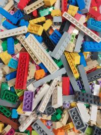 Lego строительные блоки оригинальные строительные кирпичи mix 500 г 0,5 кг