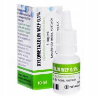 Ксилометазолин WZF капли 0,1% 10мл насморк аллергия