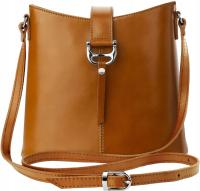 Сумка Кожаная Сумка Натуральная Кожа Вера Пелле Женская Итальянская Сумка-Мессенджер