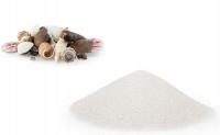 Песок для аквариума кварцевый белый мягкий-гребешки бесплатно-0,5-1 мм 8 кг