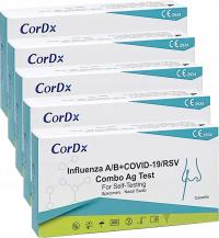 Cordx Combo TEST 4IN1 COVID-19 грипп типа AB RSV RU длительный срок годности