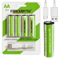 Литий-ионный аккумулятор FORCEMYTH AA (R6) 2500 мАч 4 шт.