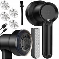 Golarka do ubrań Ruhhy akumulatorowa z regulacją prędkości i ostrzami