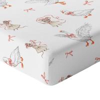 Простыня 120x60 для детской кроватки с эластичной лентой, толстый хлопок, 100% польский продукт