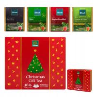 Prezent na Święta Zestaw Herbat 4 SMAKI Prezent Świąteczny Dilmah