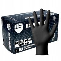 Одноразовые нитриловые перчатки Black Hand Armor Diamond Black-100 шт