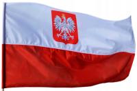 Польский флаг Польша с эмблемой флага 80x50cm