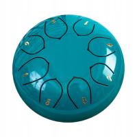 Stalowy bębenek edukacyjny Lekki instrument perkusyjny w kolorze niebieskim