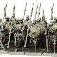 Skeleton Spearmen Unit 1 - Highlands Miniatures