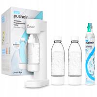 Сатуратор для воды Dafi сифон Белый CO2 картридж 2x бутылка 0,7 Pushair