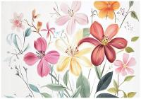 Фото обои для детей девочки цветы красочные обои Флизелин 400X280