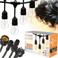 Садовая гирлянда 10 м 10X светодиодные лампы наружные садовые огни