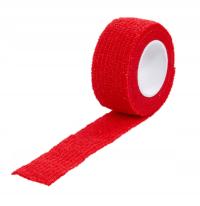 Клейкая повязка Vet-flex красный 2,5 см x 4,5 метра Kruuse