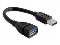 Przedłużacz USB Delock 82776 czarny 0,15 m