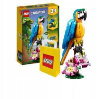 LEGO CREATOR 31136 EGZOTYCZNA PAPUGA + LEGO TORBA PAPIEROWA ŚREDNIA 6315792