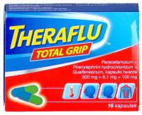 THERAFLU Total Grip przeziębienie grypa 16 kaps.