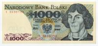 1000 zł 1975 - S - St. 1/1- UNC/UNC- Rzadkość serii L7. Bardzo rzadka seria