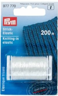 Nici gumkowe elastyczne żyłka do ściągaczy PRYM 977 770 200m transparentna