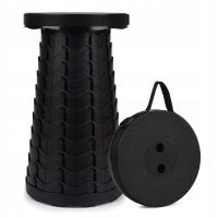 Przenośny stołek teleskopowy na kemping do ogrodu na wędkowanie do 220 kg