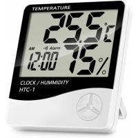 Termometr higrometr wilgotnościomierz zegar stacja pogodowa od -10°C do 50°